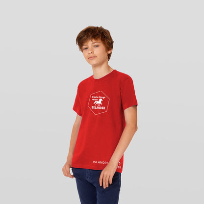 Kinder T-Shirt - Coole Jungs - rot